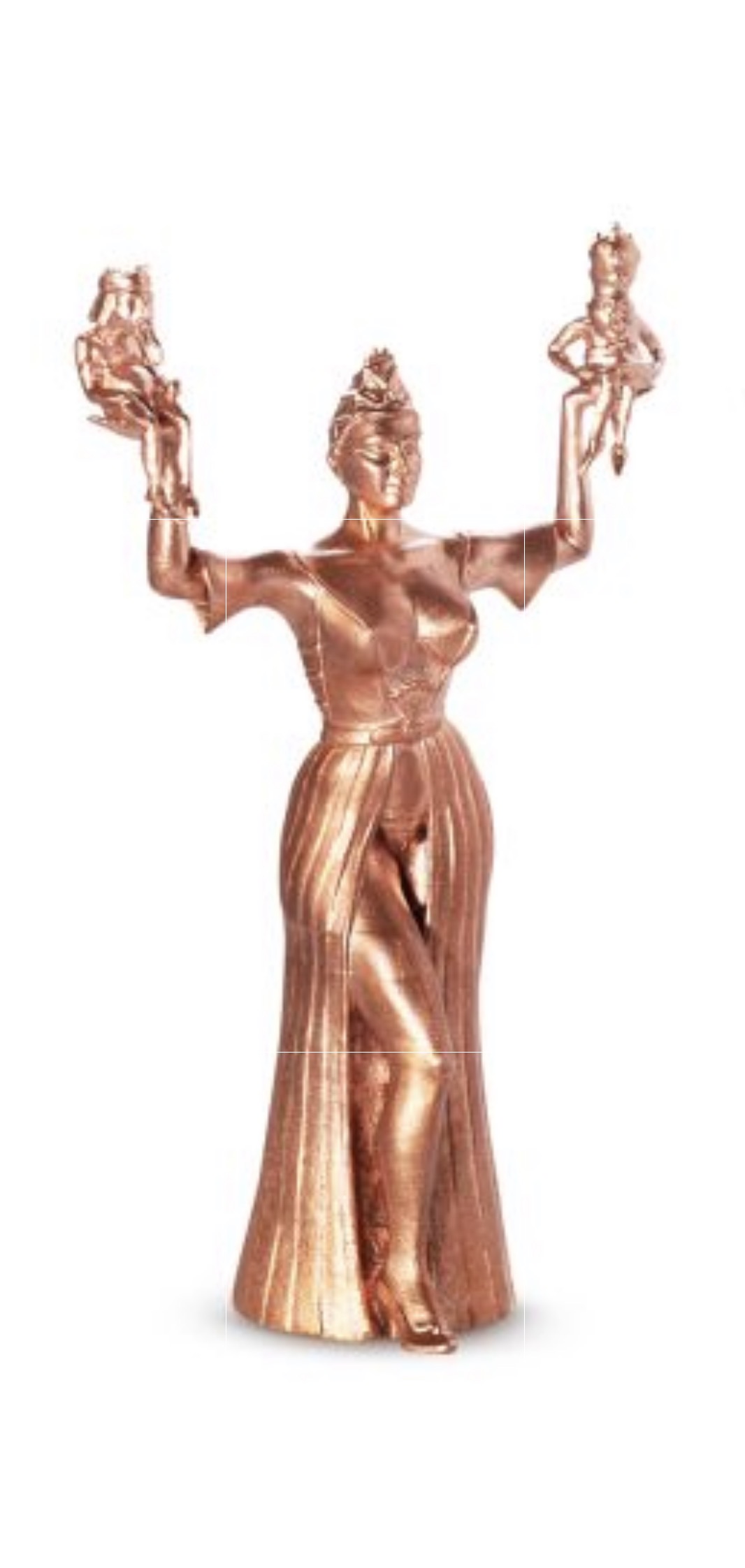 Imperia, das Konstanzer Wahrzeichen in Silber und Bronze